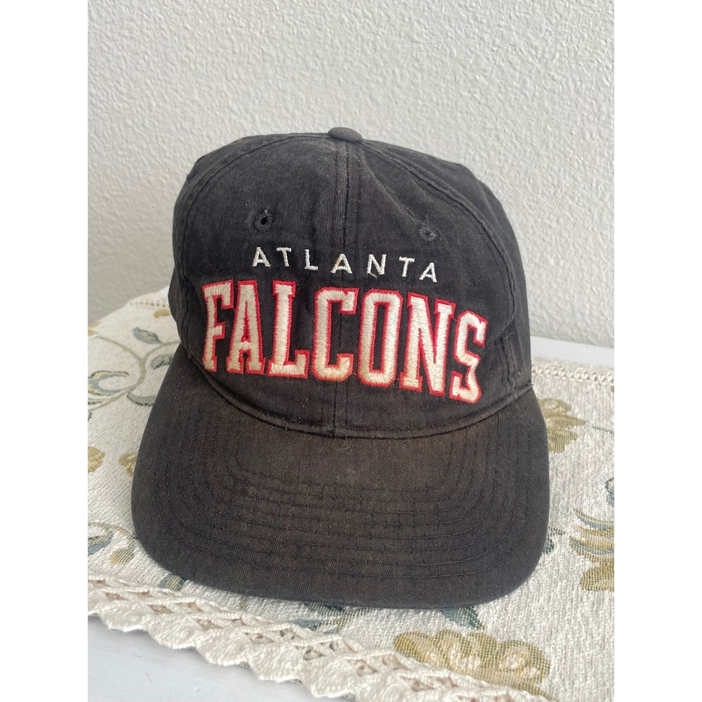 Vintage Starter Atlanta Falcons Hat Mens OSFM Black Fair NFL Snapback Cap